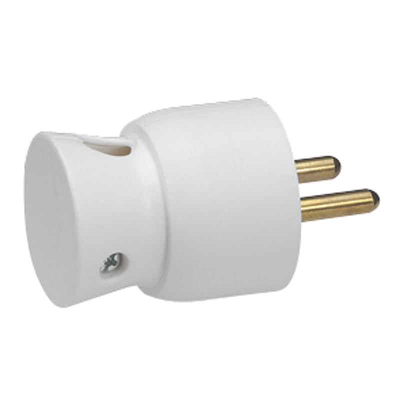 Enchufe PVC Blanco 90 Grados 2P+PA 16A/250V - 050416 [25 Piezas]