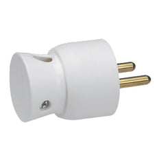 Enchufe PVC Blanco 90 Grados 2P+PA 16A/250V - 050416 [25 Piezas]