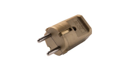 Martin Kaiser MK Plug Contacto de puesta a tierra dorado Manguito negro - 519oT/go [50 Piezas]