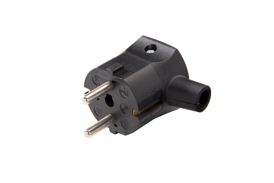 Martin Kaiser MK Plug Sistemas de contacto de puesta a tierra Entrada de cable lateral Negro - 577mgT/sw [50 Piezas]
