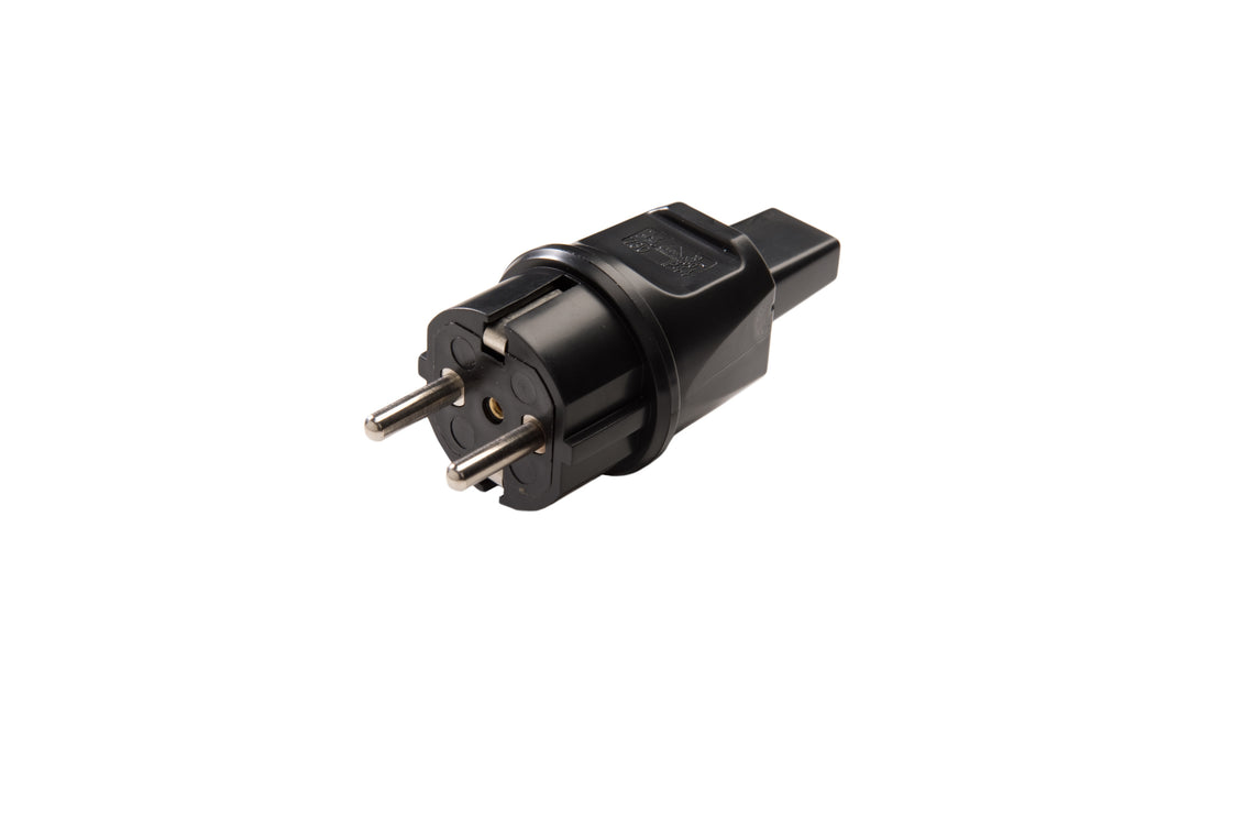 Martin Kaiser Enchufe MK Negro PVC Contacto Tierra IP44 Para Cable Plano - 730/13/sw [30 Piezas]