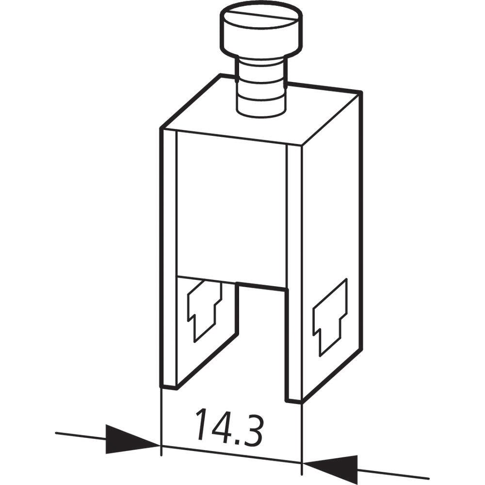 Eaton AK35 Pinza de Corriente Principal Max 35mm2 - 079614 [50 Piezas]