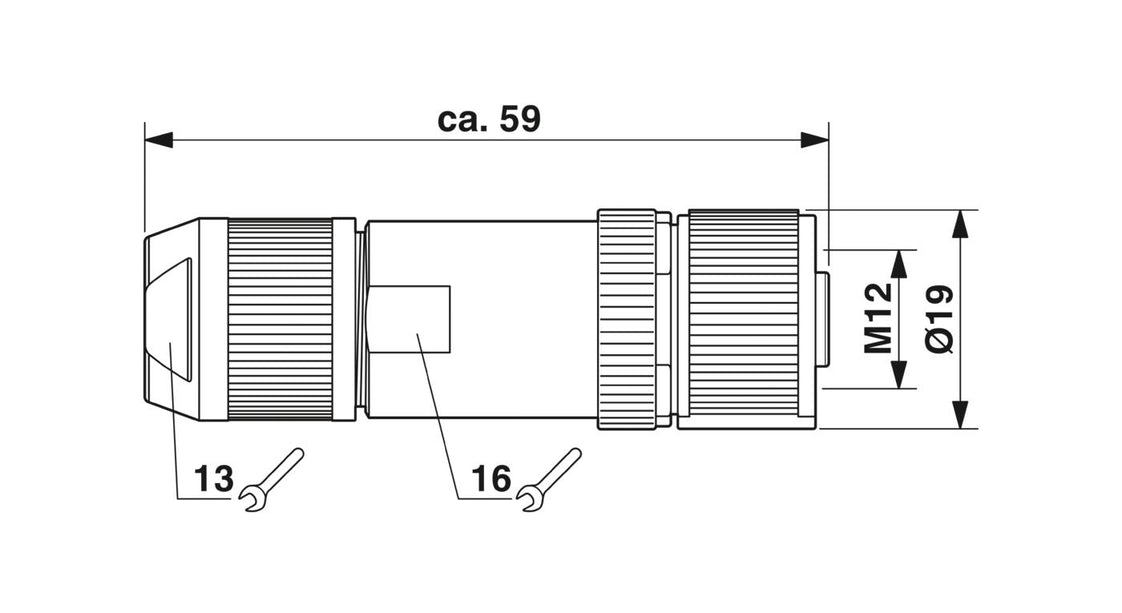 Conector Redondo (industrial) Phoenix Contact - 1424660