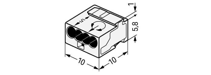 Pinza Para Microsoldadura Wago - 243-144 [100 Piezas]