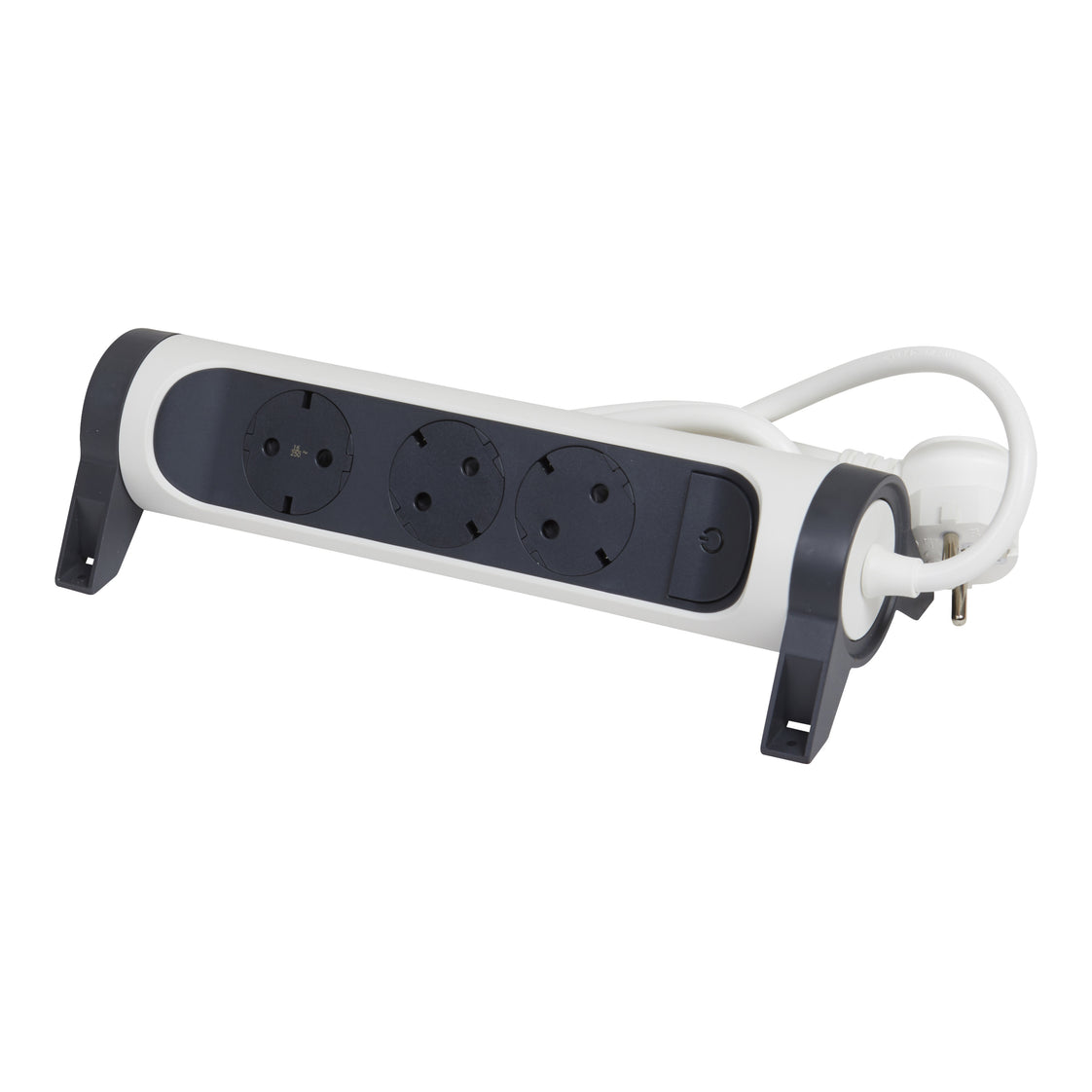 Legrand Regleta Premium Giratoria de 6 Tomas con Cable de 3m (Enchufe Europeo) - 694539 [5 Piezas]