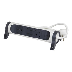 Legrand Regleta Premium Giratoria de 6 Tomas con Cable de 3m (Enchufe Europeo) - 694539 [5 Piezas]