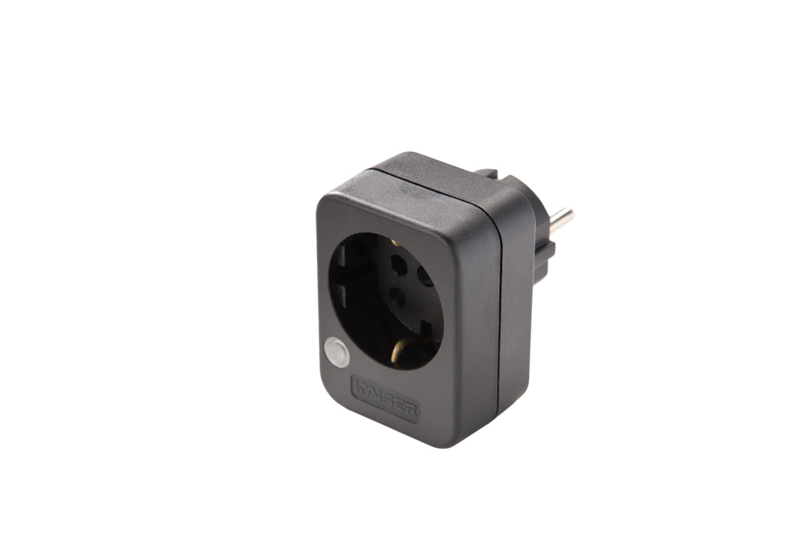 MK Adaptador Enchufe Con Protección Contra Sobretensión Negro Martin Kaiser - 594/sw [10 Piezas]