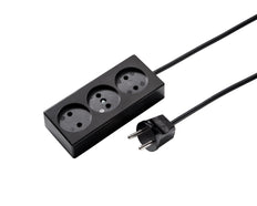 Martin Kaiser Toma de corriente de 3 vías sin conexión a tierra 16Amp con cable de 1,5m (Enchufe Europeo) - 511ZL/15/sw [20 Piezas]