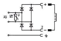 Conector 12-240V CC (DIN - A) Con Rectificador y Varistor - Burkert 2508 008374