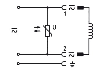 Conector 12-24V AC/DC (DIN - A) Con 1m De Cable y Varistor - Burkert 2508 783584