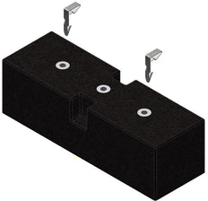 Van der Valk ValkCableCare Sistema de Soporte de Cables para Consola de Acceso - 760208 [14 Piezas]