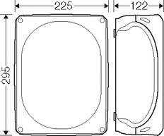 Hensel KF3550A IP66/67/69 Caja De Conexiones 1.5-50mm² - KF 3550 A