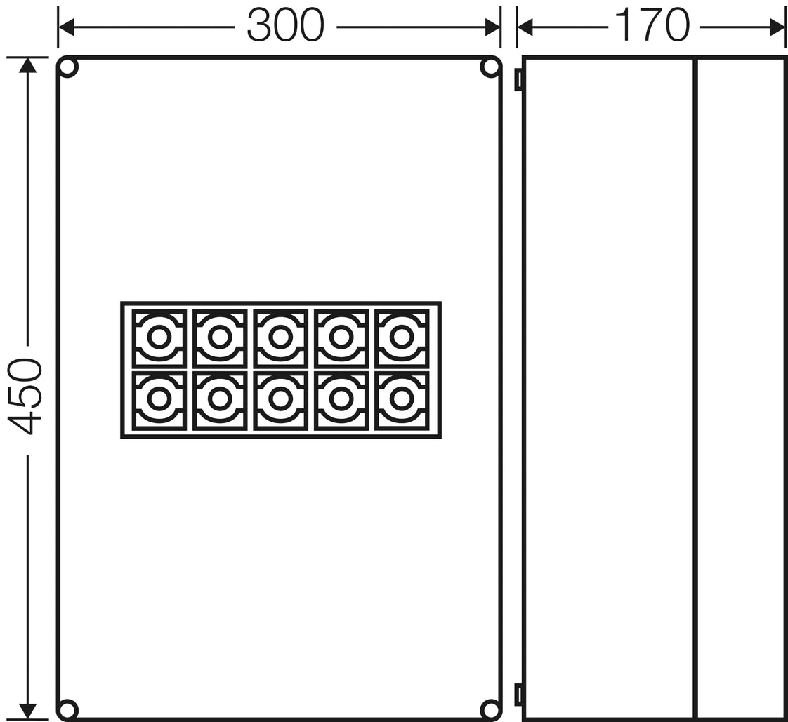 Hensel K7052 IP65 Caja De Conexiones 5-Polos 95mm² - K 7052