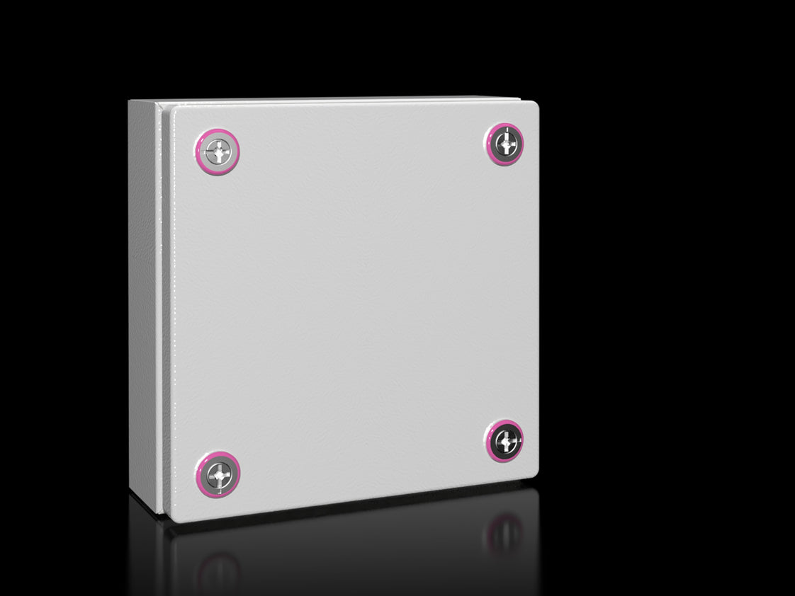 Rittal KX Caja De Terminales De Acero 200x200x80mm RAL7035 - 1516000