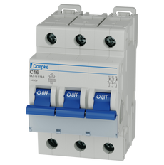 Interruptor Automático Doepke DLS 6I C16 3 Polos 10kA - 09916293