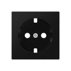 Jung A500 Tapa Negra Mate Para Placa De Enchufe - A1520BFPLSWM