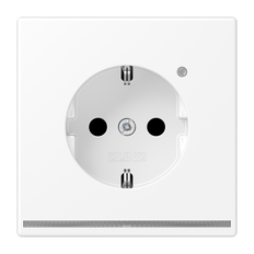 Toma De Pared LS RANGE De Jung (aparellaje WCD) (Enchufe Europeo) - LS1520-OWWMLNW