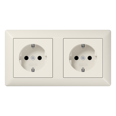 Caja De Salida De Pared AS500 De Jung (aparamenta WCD) (Enchufe Europeo) - AS1520-2
