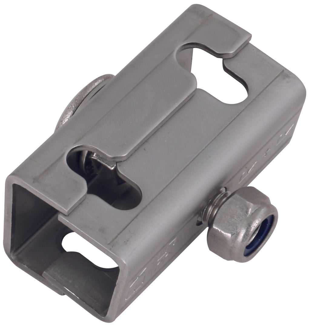 Abrazadera EB 35 MM Para Bandejas Portacables de Acero Inoxidable M6 AISI304 - 306204 [50 Piezas]