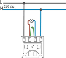 IP55 Interruptor De Control De Dos Polos 10AX 250V Con Terminales De Enchufe - 761-37205