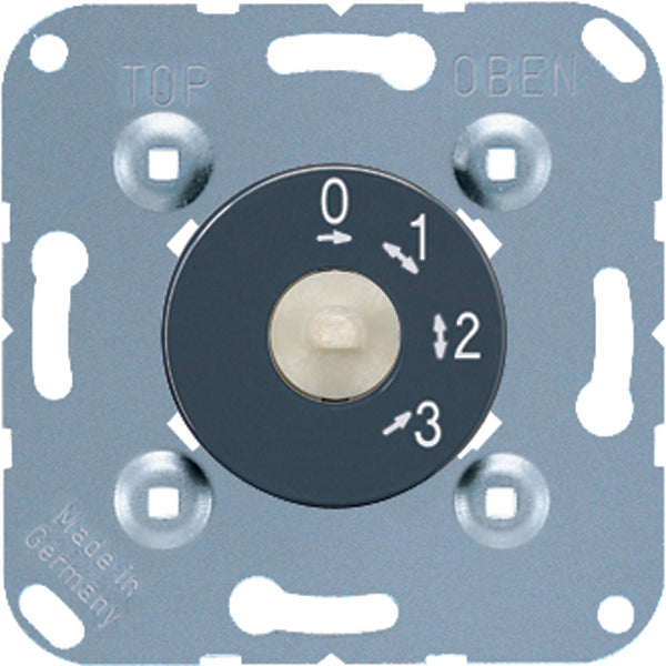 Interruptor de tres posiciones Jung Basic Element - 1101-4