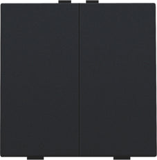 Niko Home Control Botón De Presión Doble Negro Revestido - 161-51002