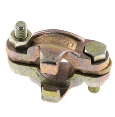 Abrazadera de manguera de hierro fundido maleable de seguridad 22-29 mm Acoplamiento de garra giratoria DIN 20039B [2 piezas]