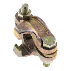 Abrazadera de manguera de hierro fundido maleable de seguridad 22-29 mm Acoplamiento de garra giratoria DIN 20039B [2 piezas]