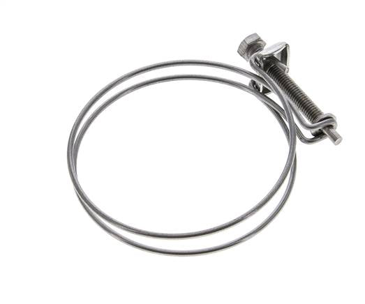 abrazadera de manguera de 75 - 80 mm Acero galvanizado