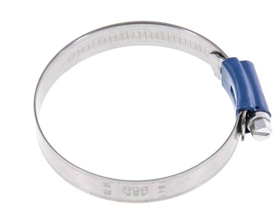 Abrazadera de manguera de 50 - 70 mm con banda de acero galvanizado de 12 mm - Aba [5 Piezas]
