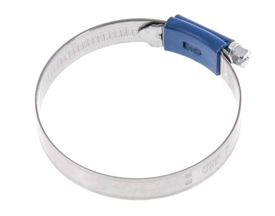 Abrazadera de manguera de 50 - 70 mm con banda de acero galvanizado de 12 mm - Aba [5 Piezas]