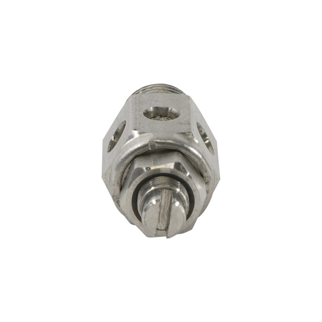 Válvula de mariposa de acero inoxidable G1/8" con silenciador