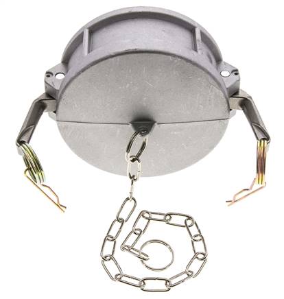 Tapón de acoplamiento de aluminio Camlock DN 90 (4'') Tipo DC MIL-C-27487