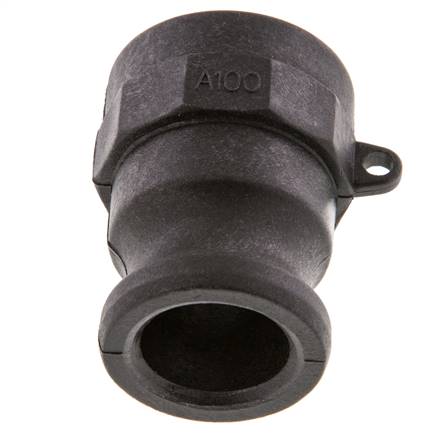 Acoplamiento de polipropileno Camlock DN 25 (1'') Rp 1'' Rosca Hembra Tipo A MIL-C-27487 [2 Piezas]