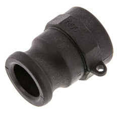 Acoplamiento de polipropileno Camlock DN 25 (1'') Rp 1'' Rosca Hembra Tipo A MIL-C-27487 [2 Piezas]