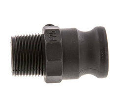 Acoplamiento de polipropileno Camlock DN 20 (3/4'') R 3/4'' Rosca Macho Tipo F MIL-C-27487 [2 Piezas]