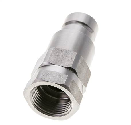 Tapón hidráulico de acero inoxidable DN 16 de cara plana G 1 pulgada rosca hembra ISO 16028 D 30mm