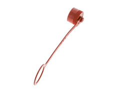 17.tapa de protección contra el polvo de plástico de 4 mm Para el enchufe de acoplamiento con cadena