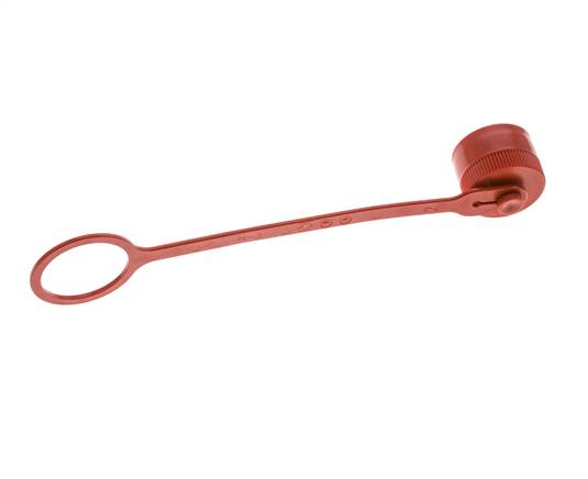 17.tapa de protección contra el polvo de plástico de 4 mm Para el enchufe de acoplamiento con cadena
