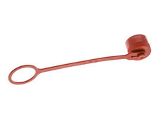 17.tapa de protección contra el polvo de plástico de 4 mm Para el enchufe de acoplamiento con cadena