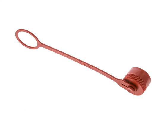 17.tapa de protección contra el polvo de plástico de 4 mm Para el enchufe de acoplamiento con cadena