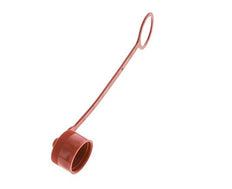 17.tapa de protección contra el polvo de plástico de 4 mm Para el enchufe de acoplamiento con cadena