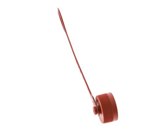 tapa de protección contra el polvo de plástico de 20 mm Para el enchufe de acoplamiento con cadena