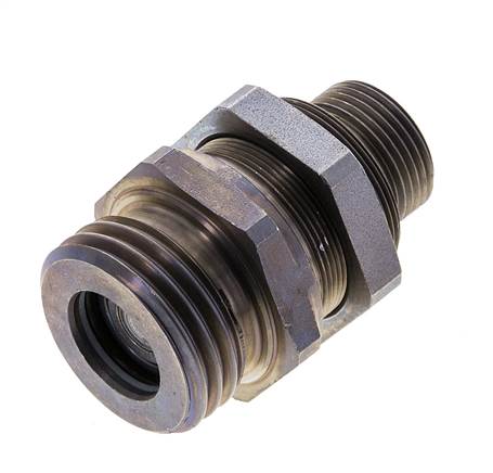 Acoplamiento hidráulico de acero Toma 15 mm L Anillo de corte ISO 14540/8434-1 D M32 x 3