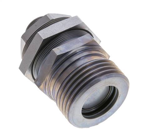 Acoplamiento hidráulico de acero Toma 18 mm L Anillo de corte ISO 14540/8434-1 D M54 x 4
