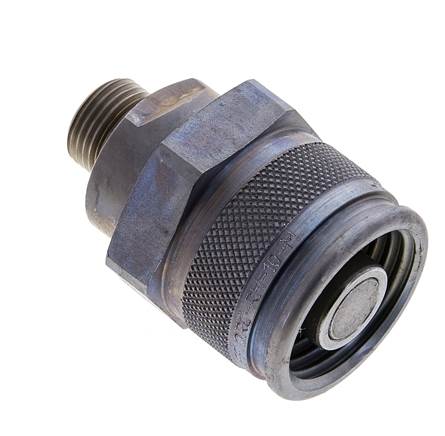 Enchufe hidráulico de acero 12 mm L Anillo de corte ISO 14540/8434-1 D M32 x 3