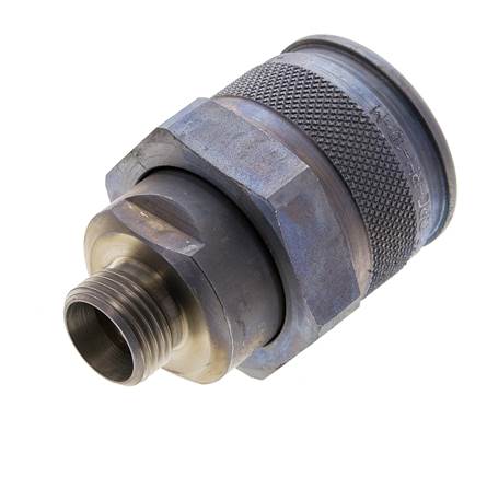 Enchufe hidráulico de acero 12 mm L Anillo de corte ISO 14540/8434-1 D M32 x 3