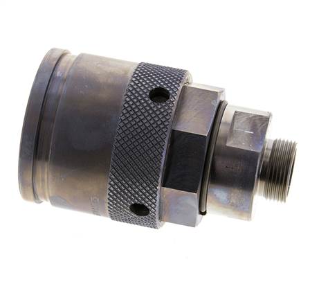 Enchufe hidráulico de acero 18 mm L Anillo de corte ISO 14540/8434-1 D M54 x 4