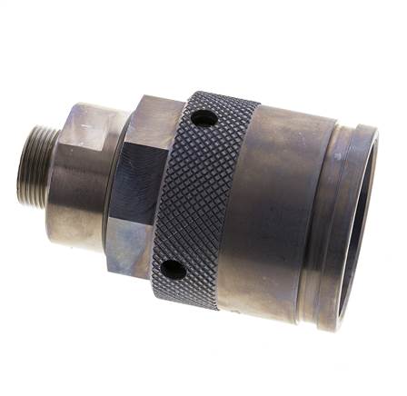 Enchufe hidráulico de acero 18 mm L Anillo de corte ISO 14540/8434-1 D M54 x 4