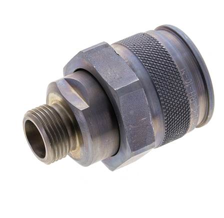 Enchufe hidráulico de acero 12 mm S Anillo de corte ISO 14540/8434-1 D M32 x 3